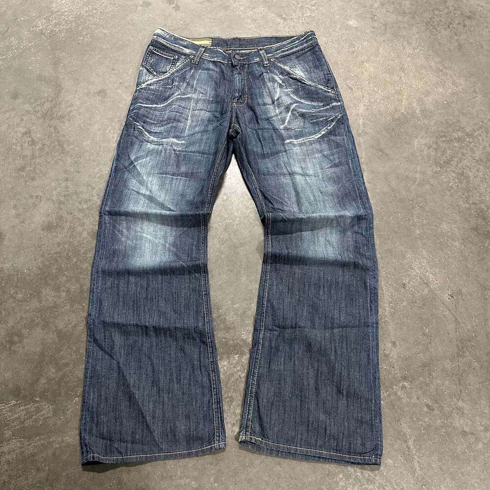 RARE Jean Paul Da’Mage 2006 Factory Sample Y2K Super Flare Bell Bottom Jeans